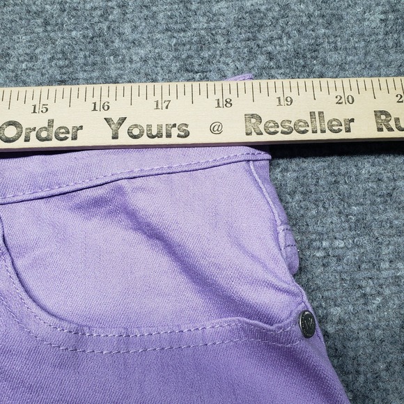 DG2 Diane Gilman Denim Jeans Womens 16W Purple High Rise Comfort Fit Stretch - Picture 10 of 15